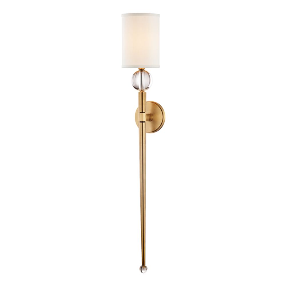Hudson Valley Lighting 8436-AGB 1 Light Wall Sconce in Aged Brass