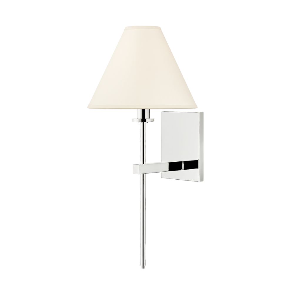 Hudson Valley 8861-PN 1 Light Wall Sconce in Polished Nickel