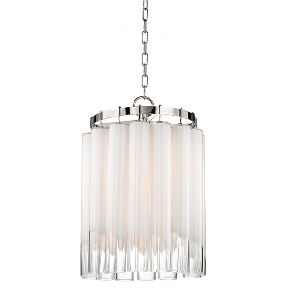 Hudson Valley 8915-PN Tyrell 4 Light Pendant in Polished Nickel