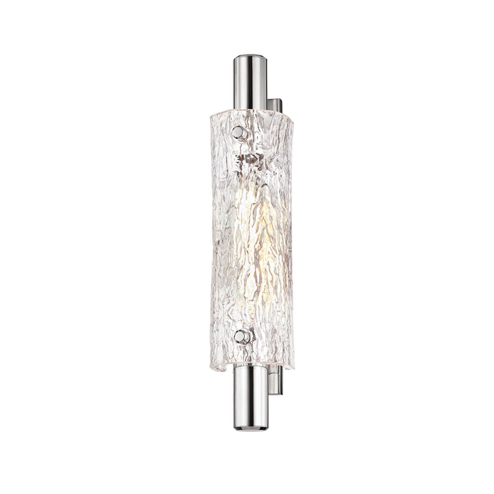 Hudson Valley 8918-PN 1 Light Wall Sconce in Polished Nickel