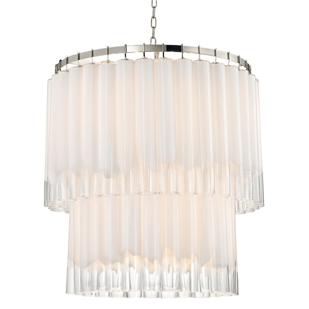Hudson Valley 8932-PN Tyrell 13 Light Pendant in Polished Nickel