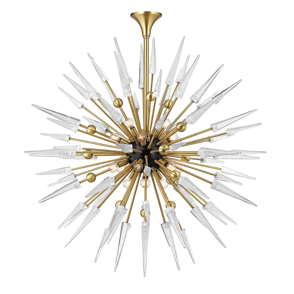 Hudson Valley 9048-AGB 18 LIGHT CHANDELIER in Aged Brass