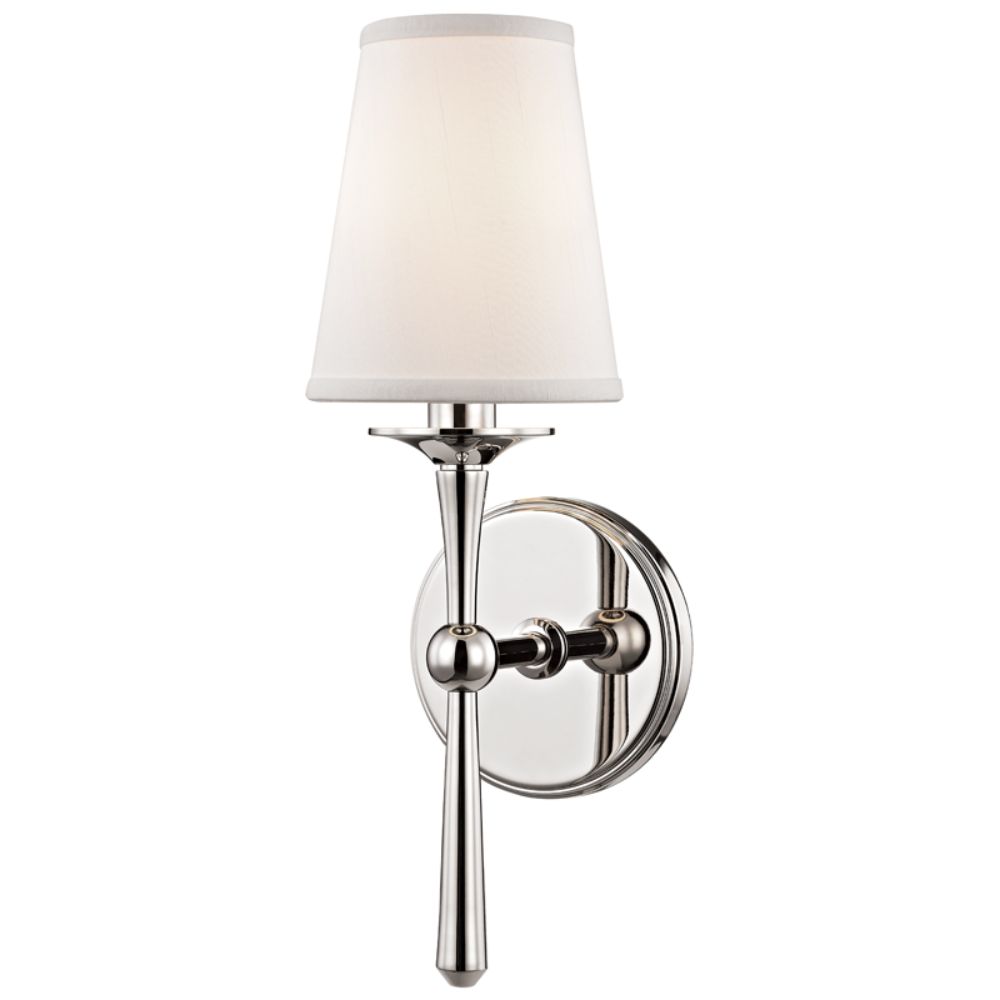 Hudson Valley 9210-PN Islip 1 Light Wall Sconce in Polished Nickel