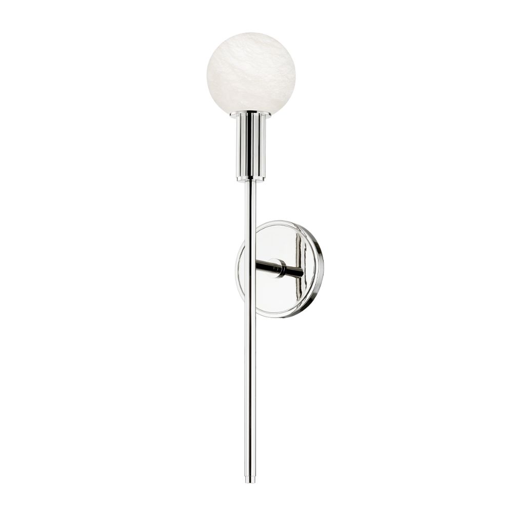 Hudson Valley 9281-PN 1 Light Wall Sconce in Polished Nickel