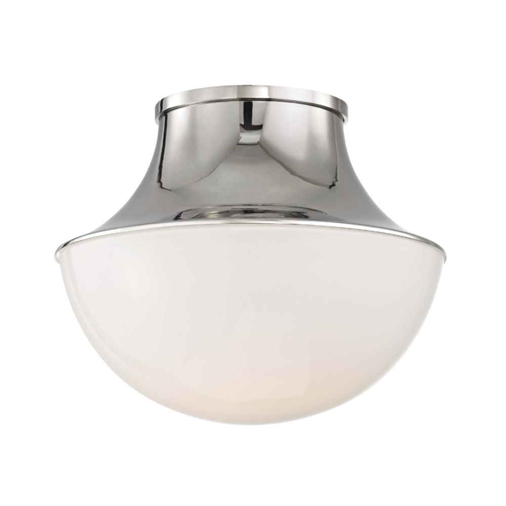 Hudson Valley 9411-PN Lettie Small Led Flush Mount in Polished Nickel