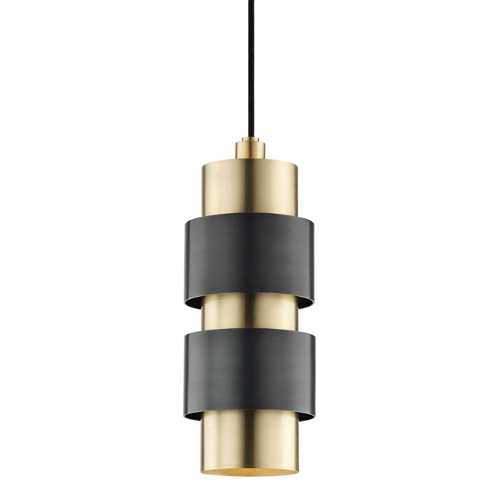 Hudson Valley 9422-AOB Cyrus 2 Light Pendant in Aged Old Bronze