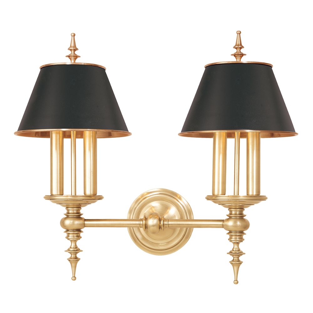 Hudson Valley Lighting 9502-AGB Cheshire 4 Light Wall Sconce in Aged Brass