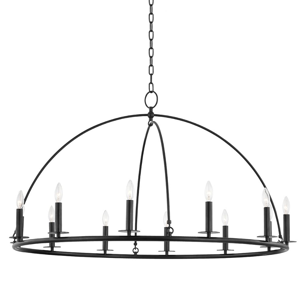 Hudson Valley 9547-AI 12 Light Chandelier in Aged Iron