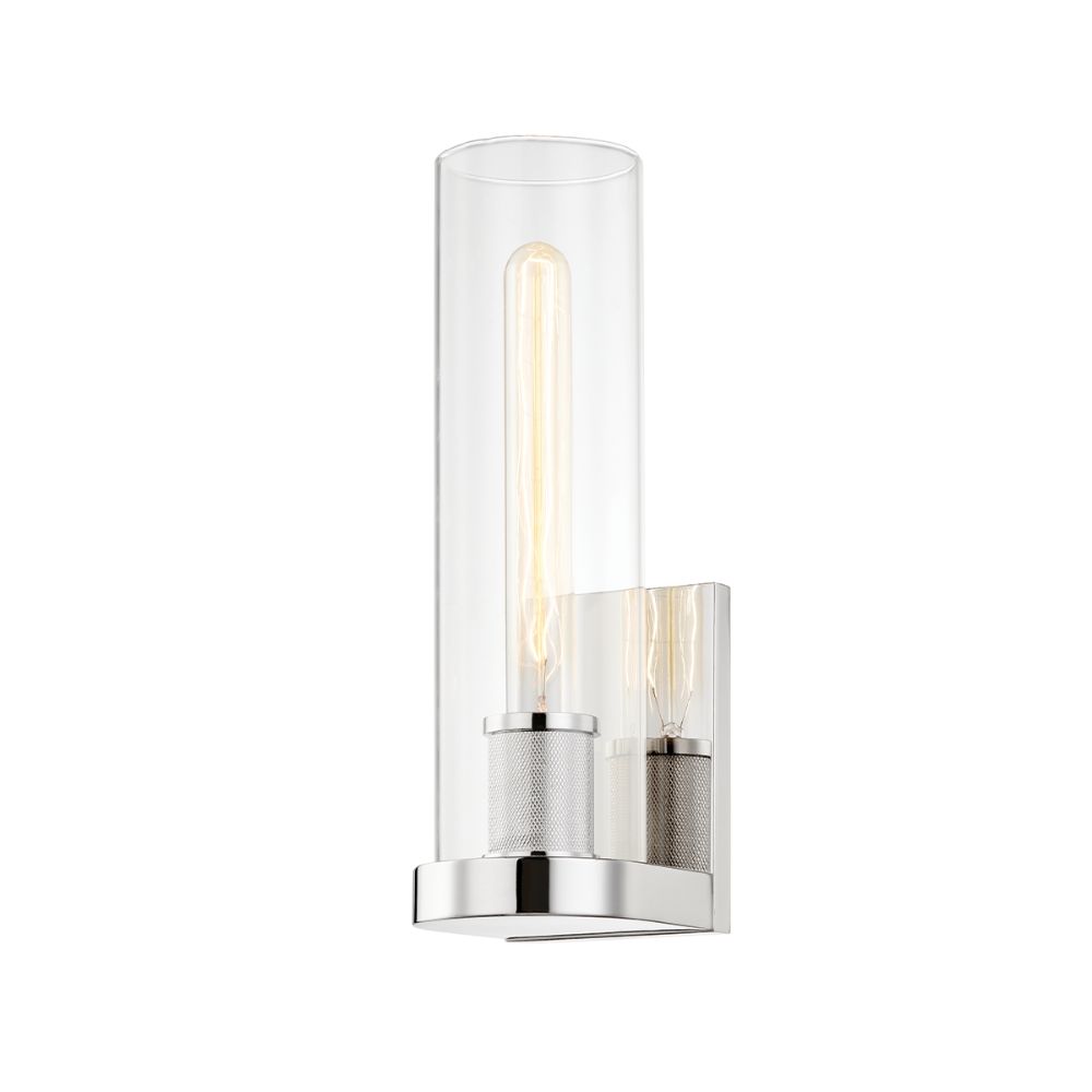 Hudson Valley 9700-PN 1 Light Wall Sconce in Polished Nickel