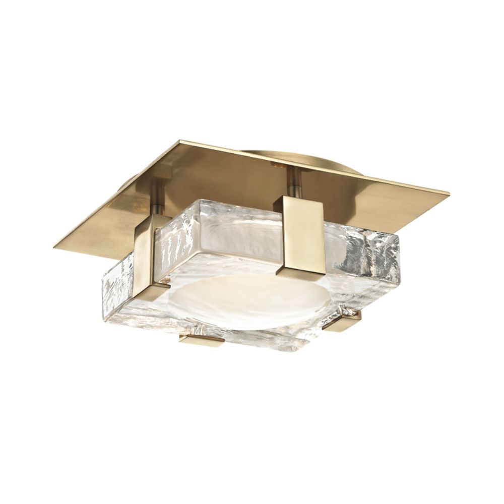 Hudson Valley Lighting 9808-AGB Led Wall Sconce in Aged Brass