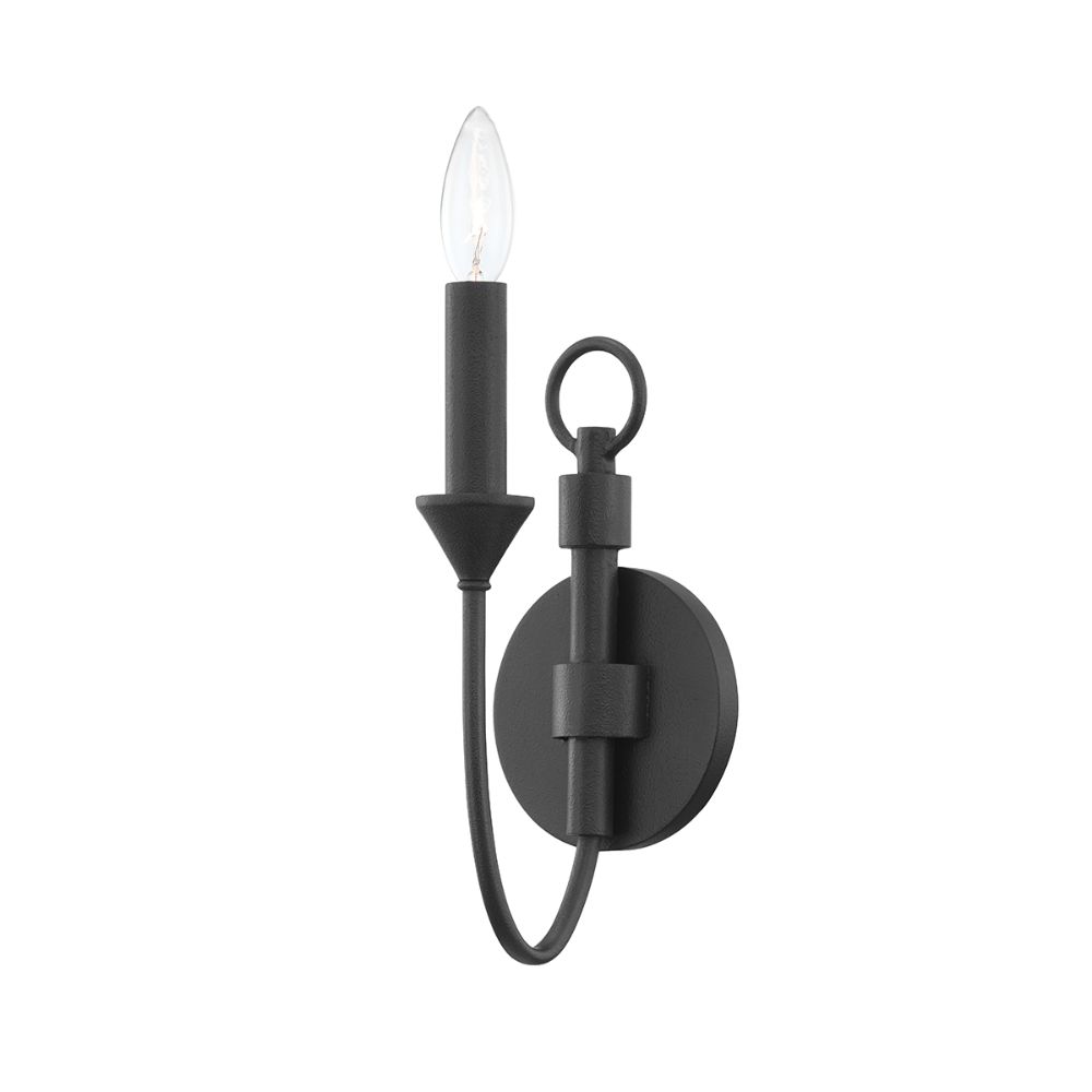 Troy Lighting B1001-for 1 Light Wall Sconce In Forged Iron