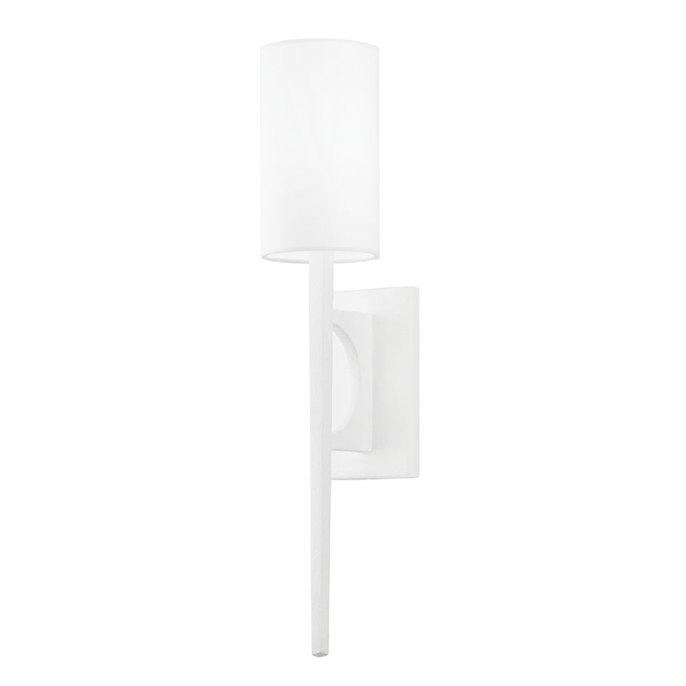 Troy B1041-GSW 1 Light Wall Sconce in Gesso White