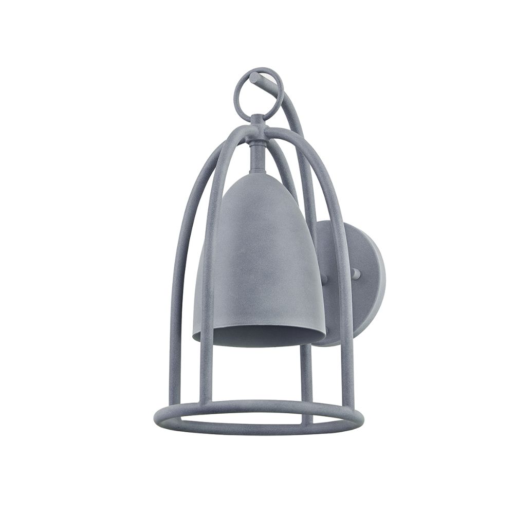 Troy Lighting B1101-WZN Wisteria 1 Light Exterior Wall Sconce in Weathered Zinc