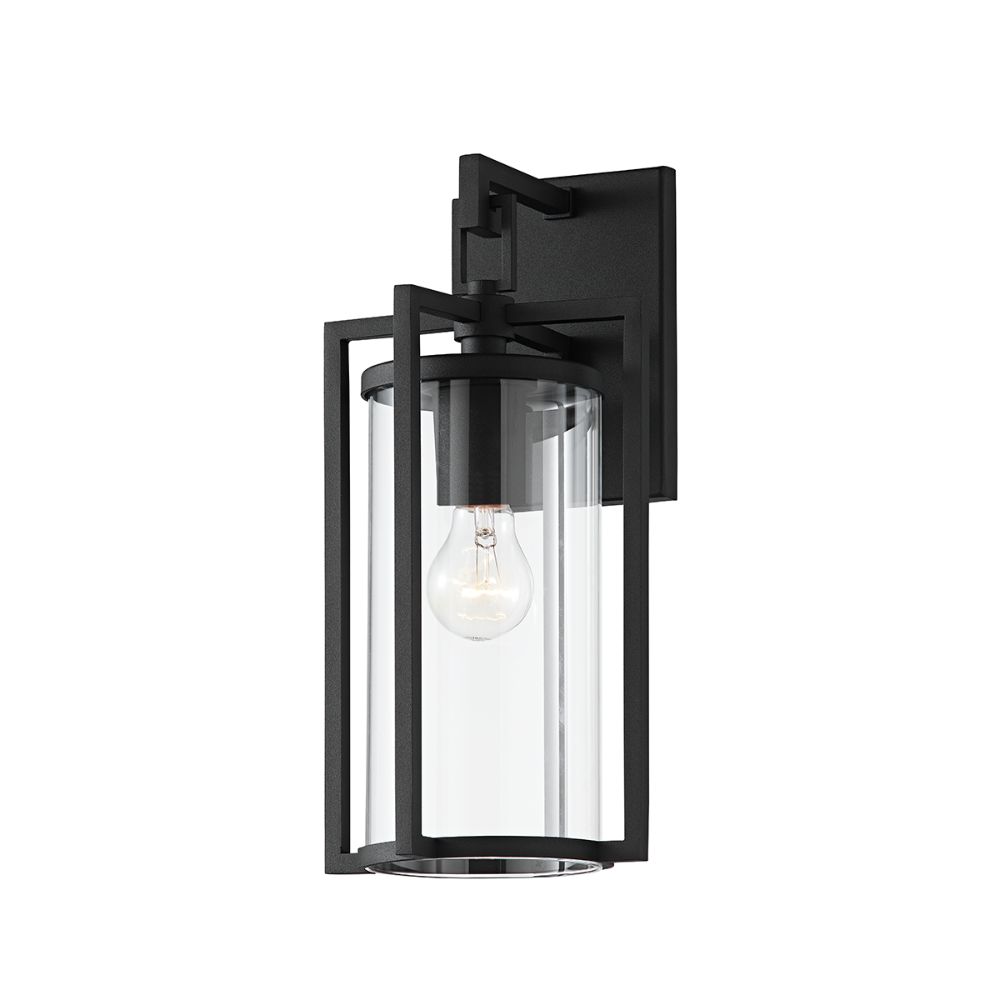 Troy Lighting B1141-TBK Percy 1 Light Small Exterior Wall Sconce in Texture Black