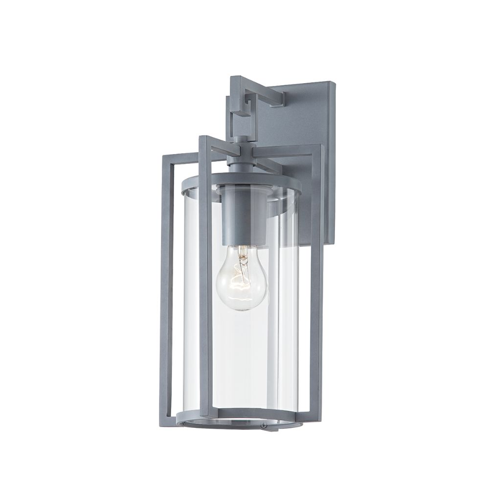 Troy Lighting B1141-WZN Percy 1 Light Small Exterior Wall Sconce in Weathered Zinc
