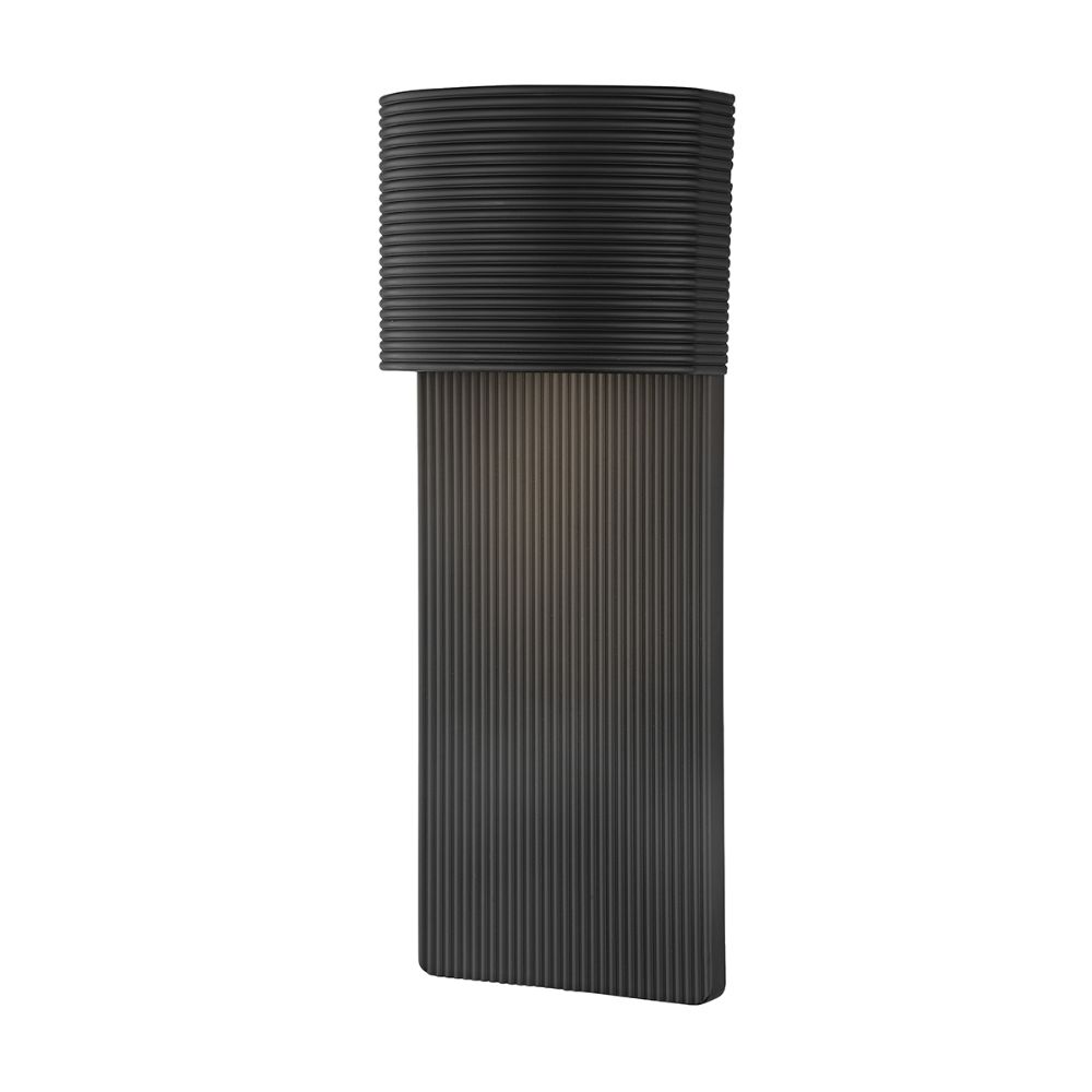 Troy Lighting B1217-SBK Tempe 1 Light Large Exterior Wall Sconce in Soft Black