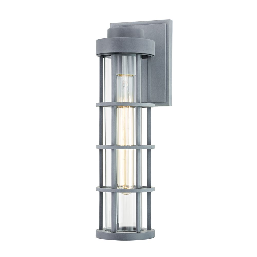 Troy Lighting B2042-WZN Mesa 1 Light Large Exterior Wall Sconce in Weathered Zinc