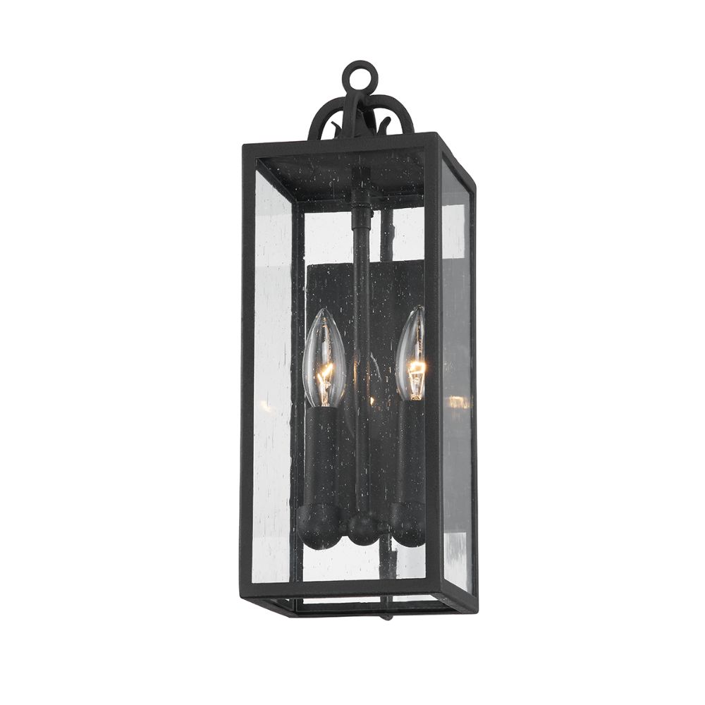 Troy Lighting B2061-for 2 Light Exterior Wall Sconce In Forged Iron
