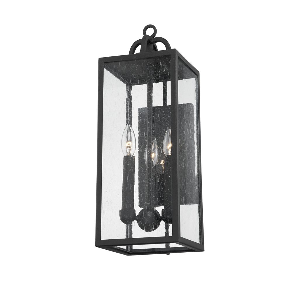 Troy Lighting B2062-for 3 Light Exterior Wall Sconce In Forged Iron