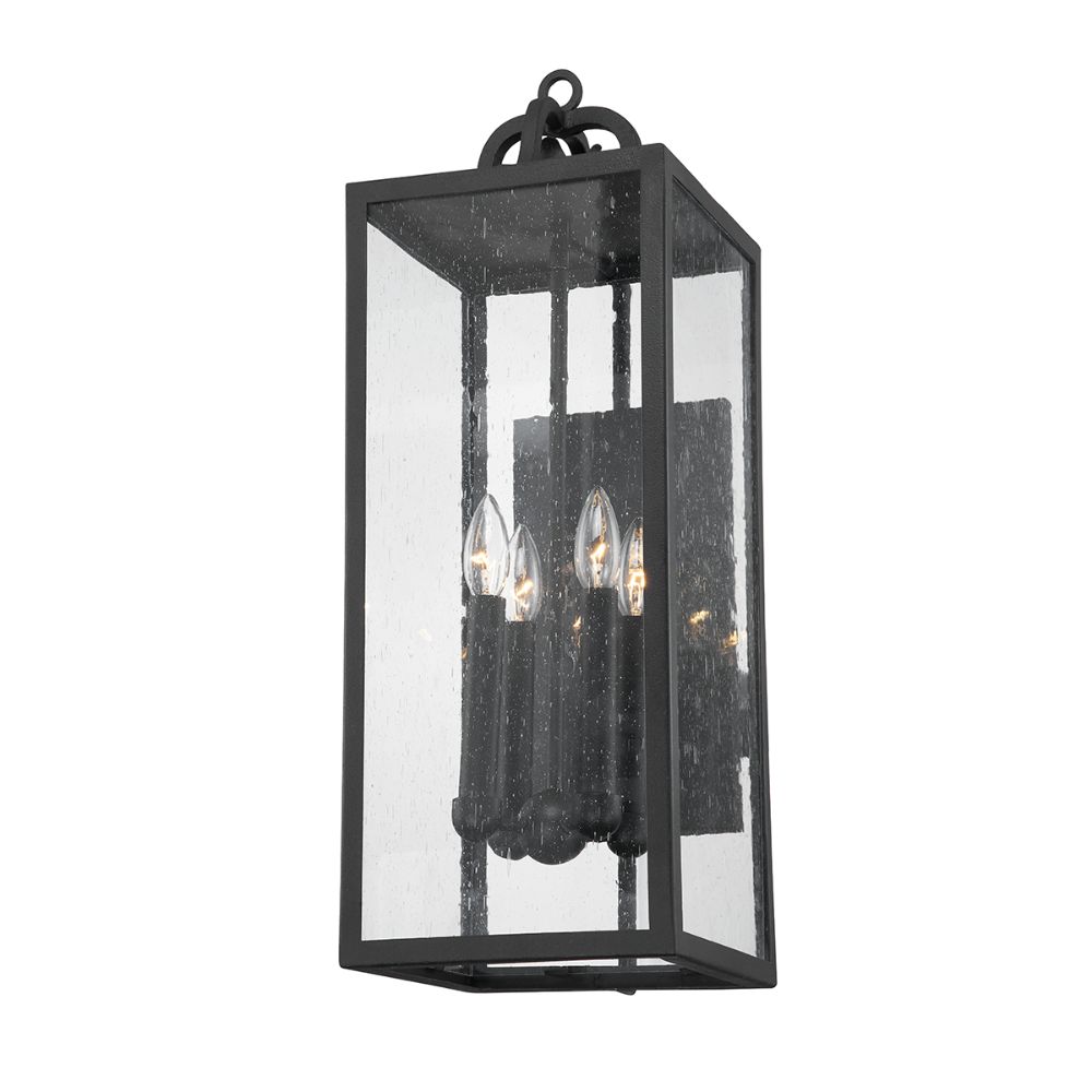 Troy Lighting B2063-for 4 Light Exterior Wall Sconce In Forged Iron