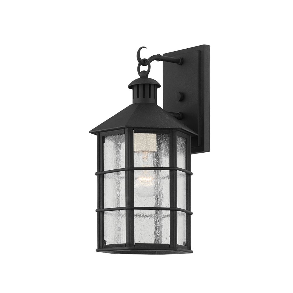 Troy Lighting B2511-frn 1 Light Small Exterior Wall Sconce In French Iron