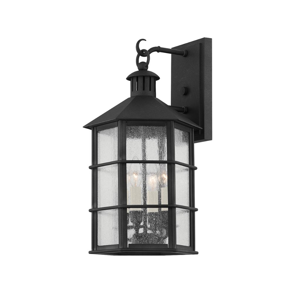 Troy Lighting B2512-frn 4 Light Medium Exterior Wall Sconce In French Iron