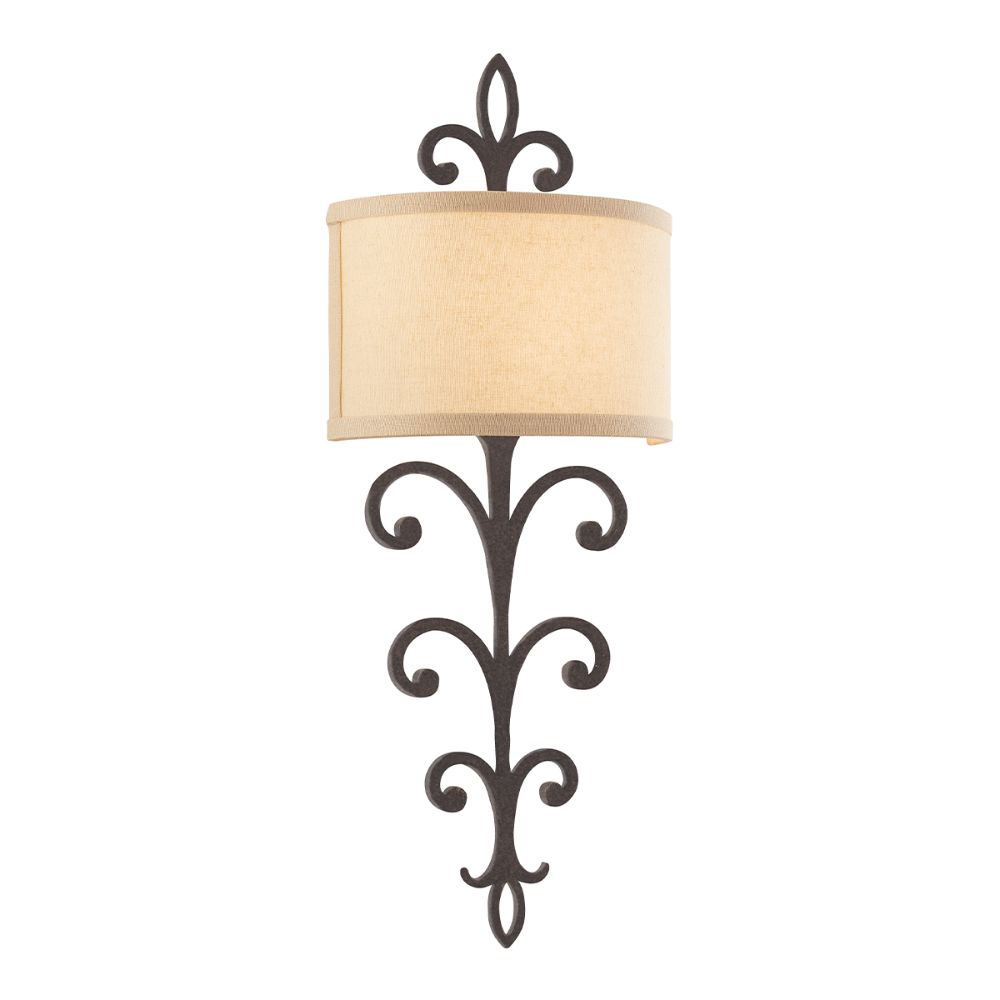 Troy Lighting B3172-HBZ Crawford Wall Sconce in Heritage Bronze