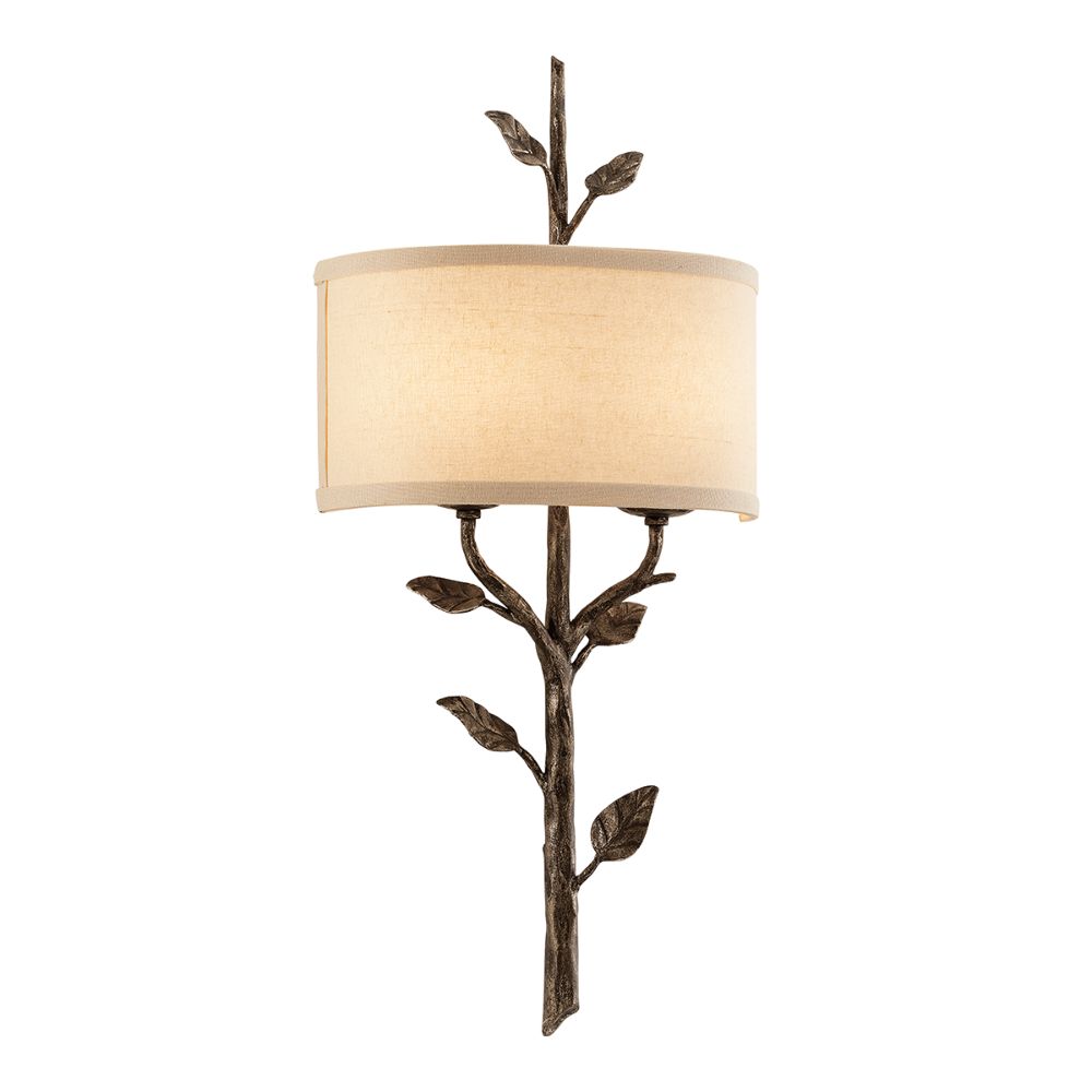 Troy Lighting B3182-HBZ Almont 2 Light Wall Sconce in Bronze Leaf