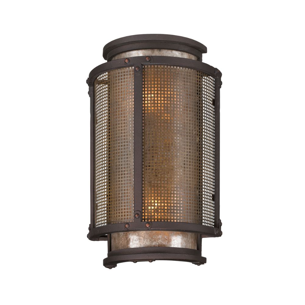 Troy Lighting B3272-BRZ/SFB Copper Mountain 2 Light Medium Wall Lantern in Centennial Rust