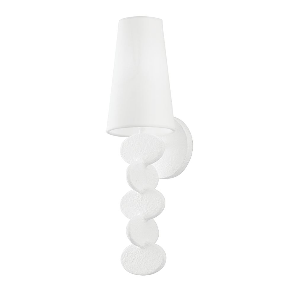 Troy B3501-GSW 1 Light Wall Sconce in Gesso White