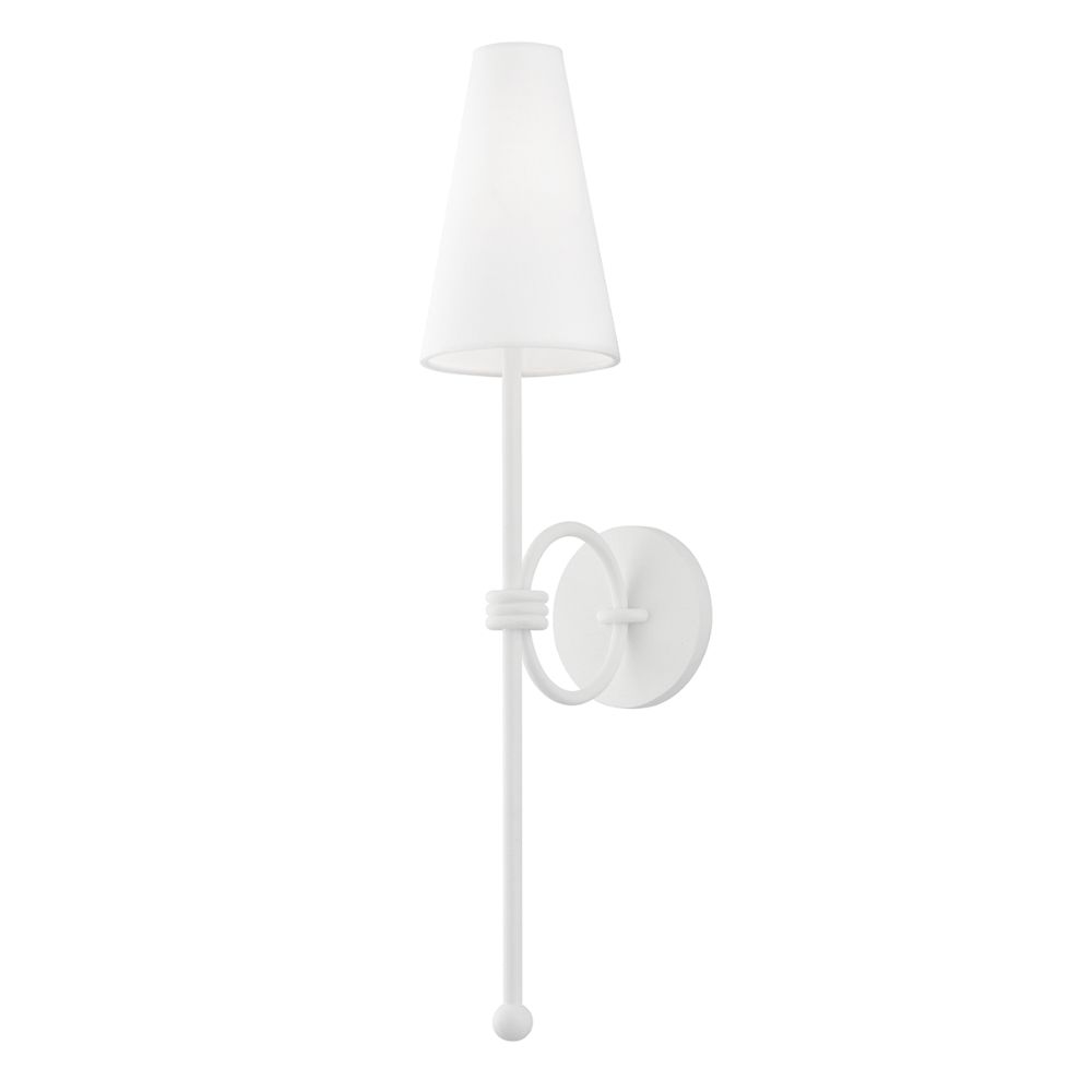 Troy B3691-TWH 1 Light Wall Sconce in Texture White