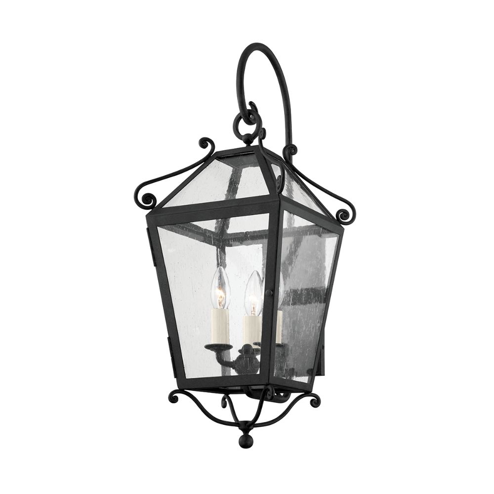 Troy Lighting B4123-frn 3 Light Medium Exterior Wall Sconce In French Iron