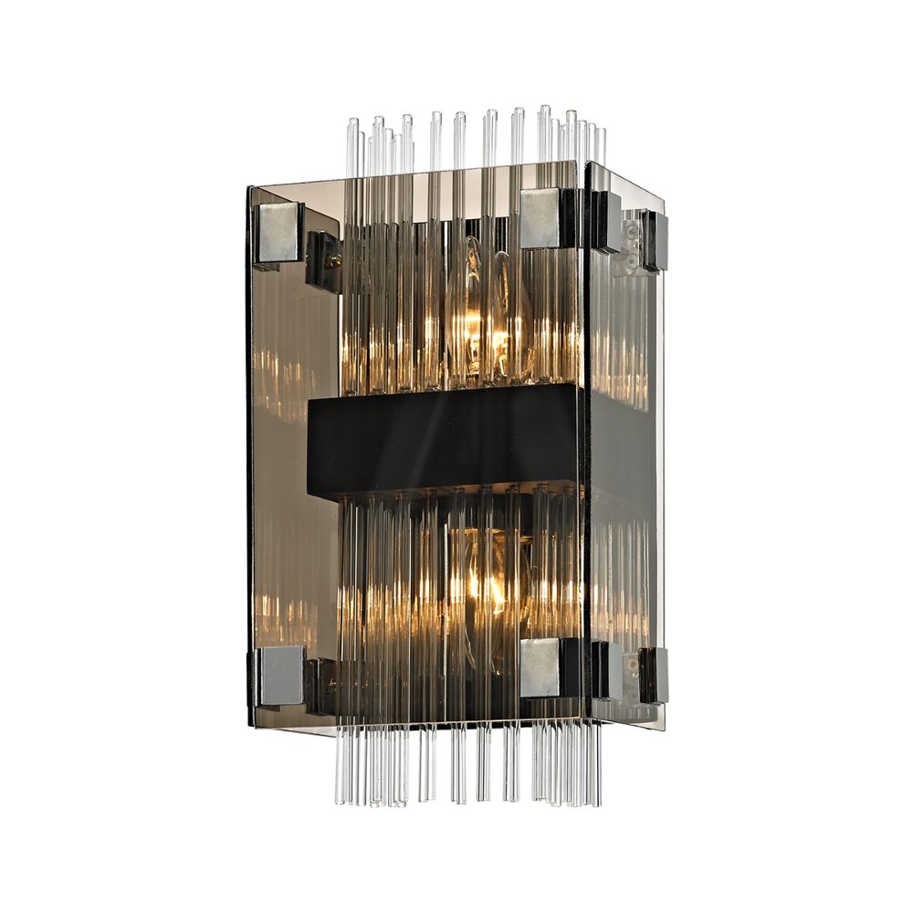 Troy Lighting B5902-BRZ/PC Apollo Wall Sconce in Bronze