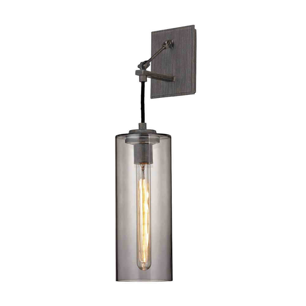 Troy Lighting B5911-GRA Union Square 1 Light Wall Sconce in Graphite