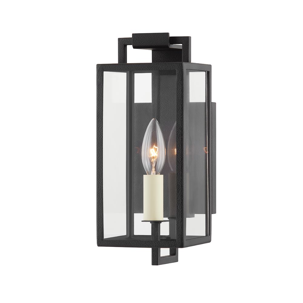 Troy Lighting B6380-FOR Beckham 1 Light Exterior Xsm Wall Sconce In Forged Iron