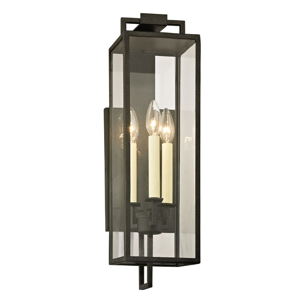 Troy Lighting B6382-FOR Beckham 3 Light Wall in Forged Iron
