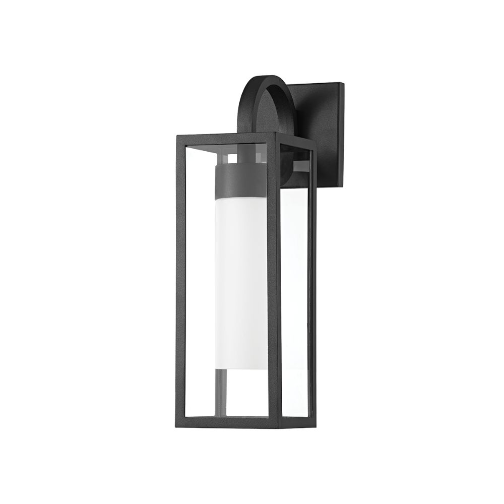 Troy Lighting B6911-TBK Pax 1 Light Small Exterior Wall Sconce in Texture Black