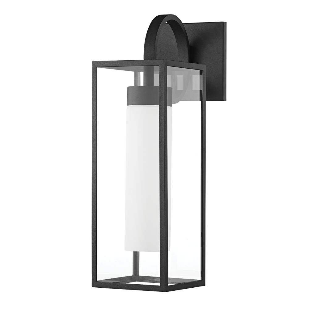 Troy Lighting B6913-TBK Pax 1 Light Large Exterior Wall Sconce in Texture Black