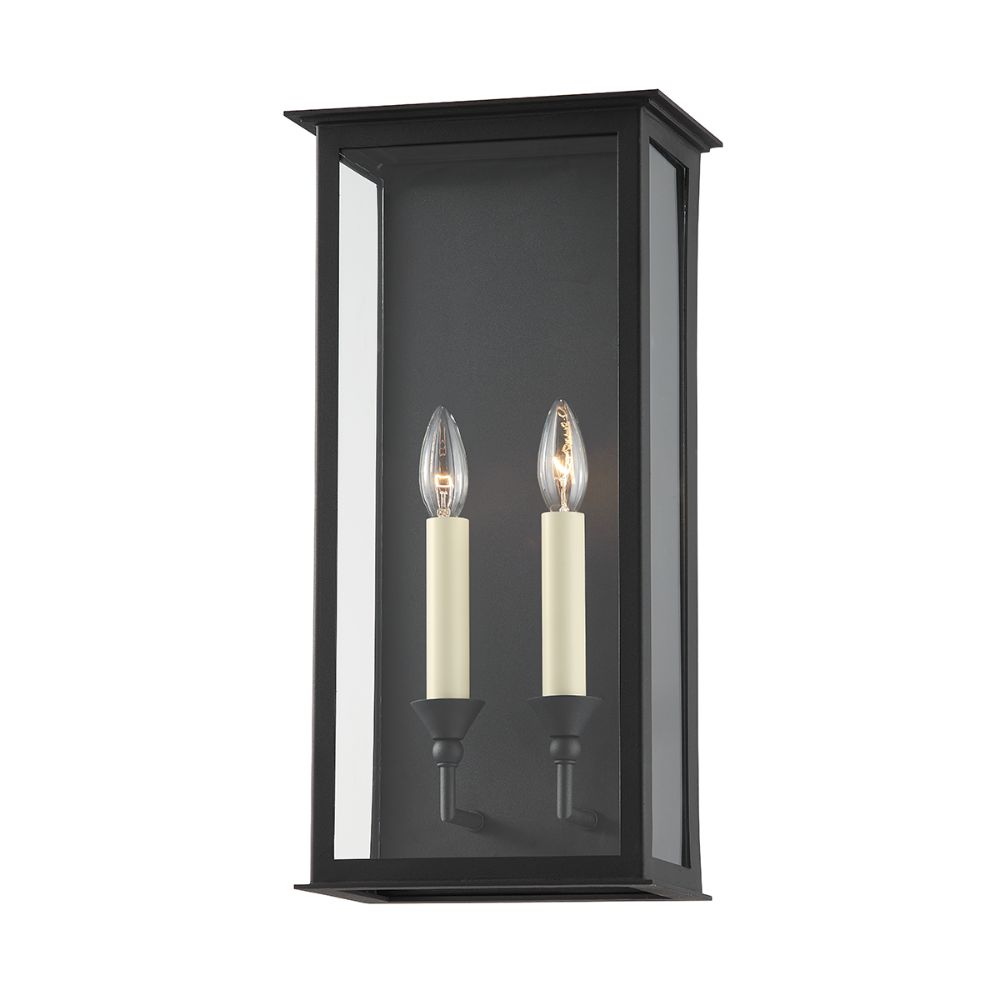 Troy Lighting B6992-TBK Sutton Exterior Wall Sconce In Textured Black