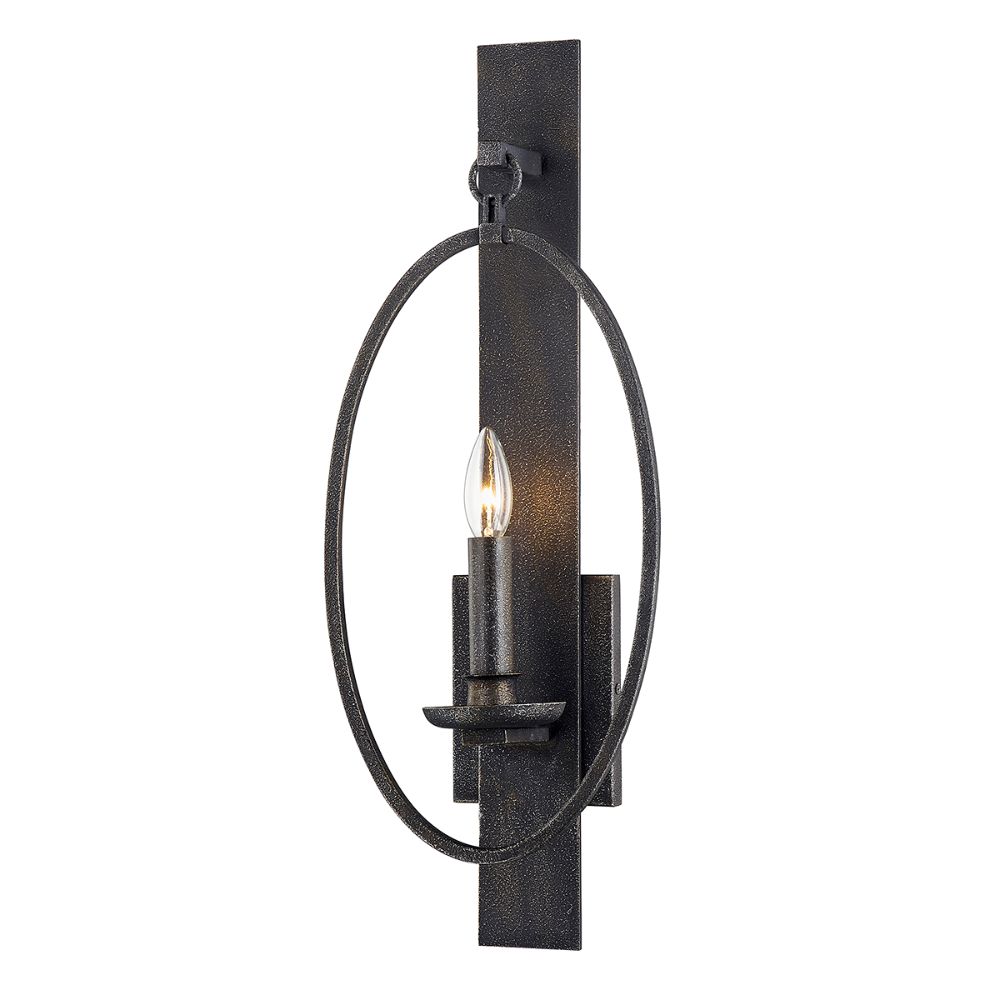 Troy Lighting B7381-APW Baily Wall Sconce in Aged Pewter