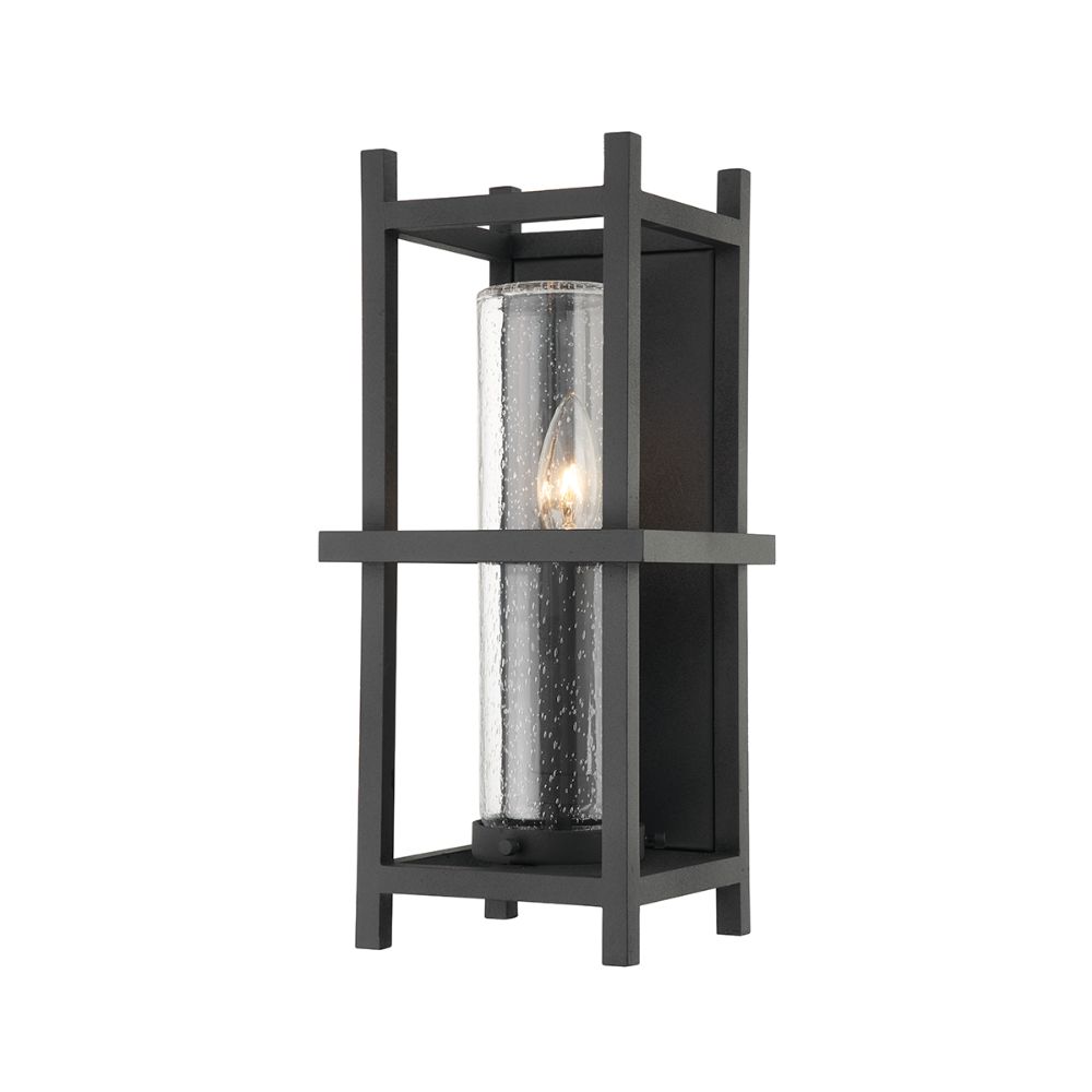 Troy Lighting B7501-tbk 1 Light Small Exterior Wall Sconce In Textured Black