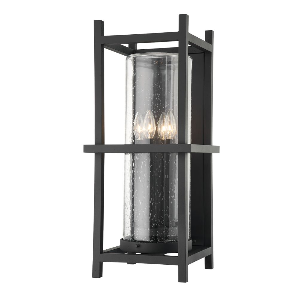 Troy Lighting B7504-tbk 4 Light Large Exterior Wall Sconce In Textured Black