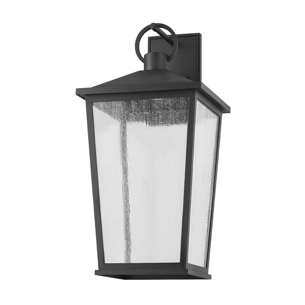 Troy Lighting B8906-TBK Chauncey 1 Light Exterior Wall Sconce In Textured Black