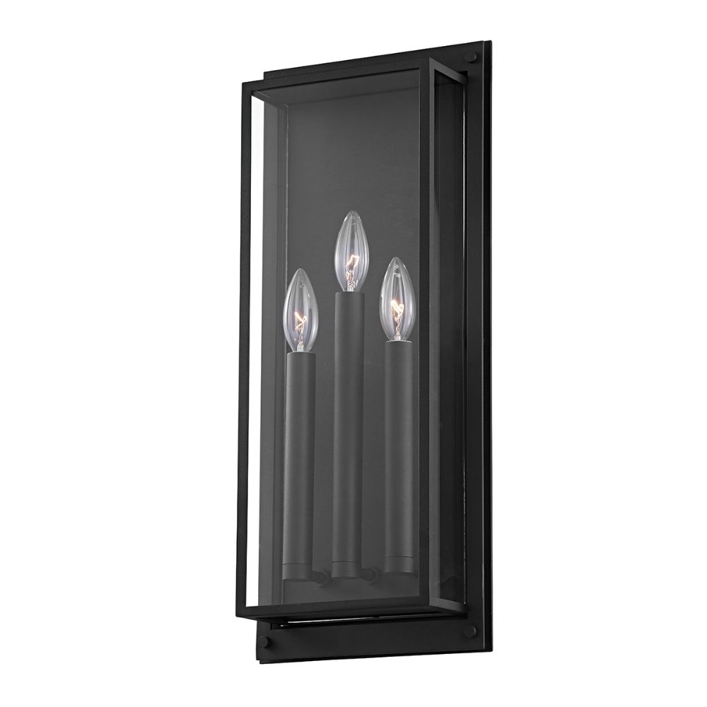 Troy Lighting B9103-TBK Winslow 1 Light Large Exterior Wall Sconce in Texture Black