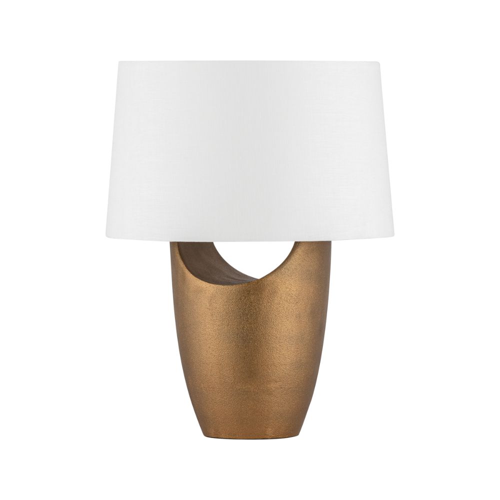 Hudson Valley Lighting BKO1700-AGB Kamay Table Lamp in Aged Brass
