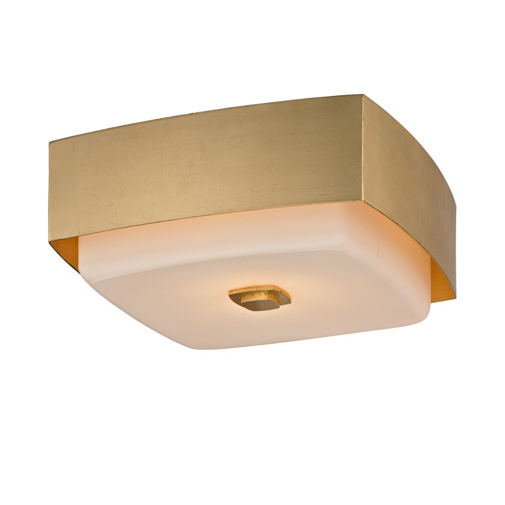 Troy Lighting C5671-GL Allure 1 Light Ceiling Flush in Gold Leaf
