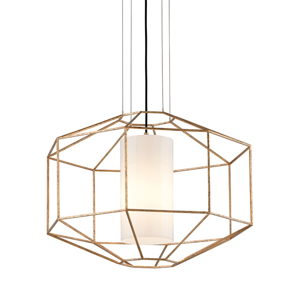 Troy Lighting F5216 SILHOUETTE 1 Light PENDANT LARGE in GOLD LEAF