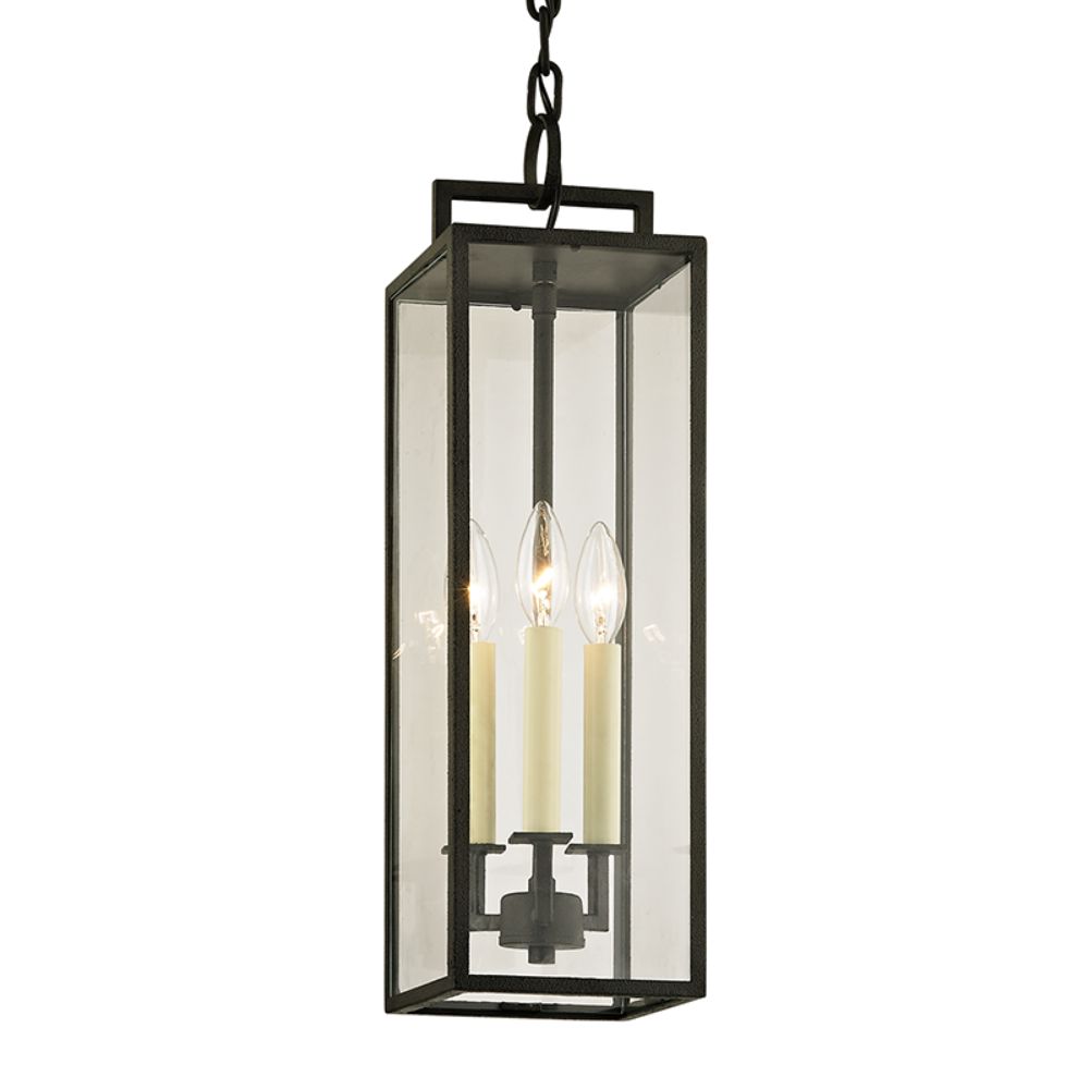 Troy Lighting F6387-FOR Beckham Lantern in Forged Iron