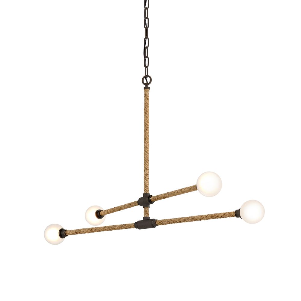 Troy Lighting F7254-BRZ Nomad 4lt Linear in Classic Bronze