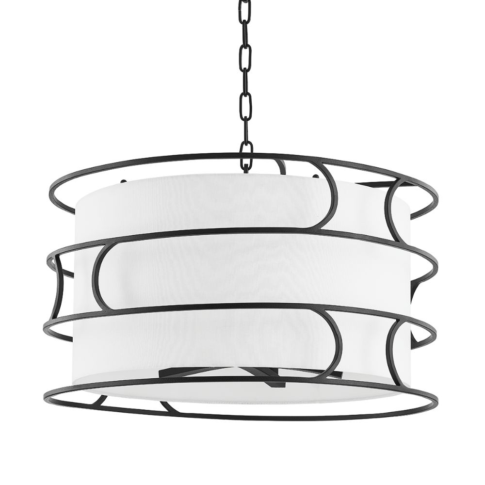Troy Lighting F8125-FOR 5 Light Chandelier in Forged Iron